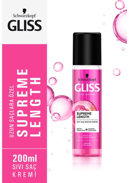 Uzun Saç Bakım Paketi Supreme Length Şampuan 500 ml + Sıvı Saç Kremi 200 ml + GOT2B Volumanıa indirimleri