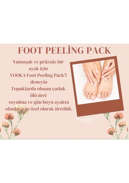 Ölü Deri ve Çatlaklar Için Soyulabilen Ayak Peeling Maskesi 50ML Wonder Foot Peeling Mask Ay modelleri