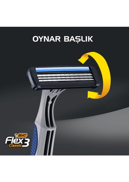 Flex 3 Classic 3 Bıçaklı Tıraş Bıçağı 5 Adet 153 010