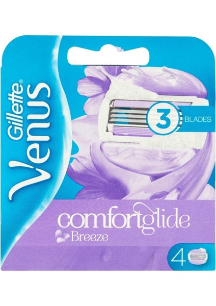 Venüs Comfortglide Breeze 3 Bıçaklı 4 Yedek Başlık