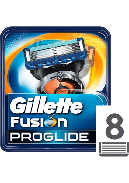 Fusion Proglide 8'Li Yedek Tıraş Bıçağı Karton Paket fiyatları