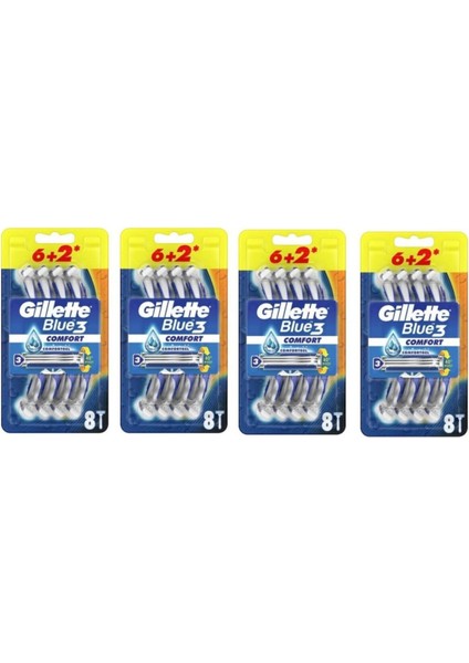 Blue3 Comfort Tıraş Bıçağı 32 Adet