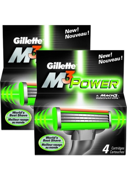 M3 Power Yedek Başlık 4lü X 2 Adet