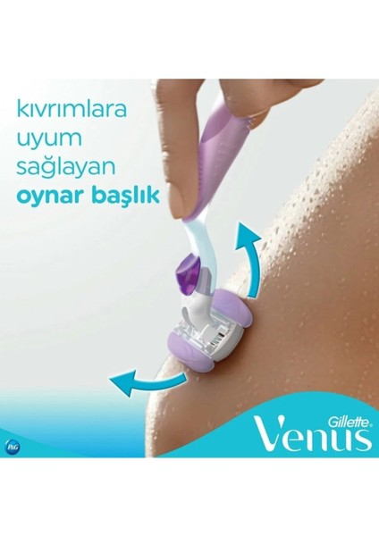 Venüs Comfort Glide Breeze Tıraş Makinesi + 2 Yedek Başlık fırsatları