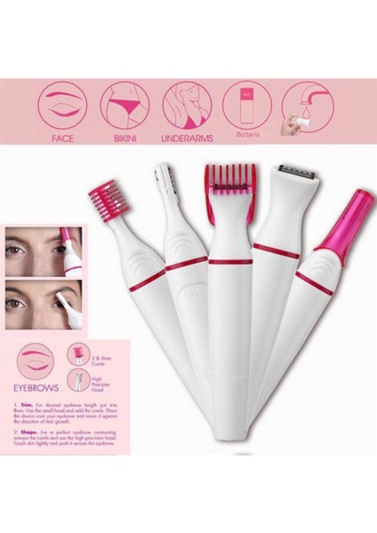 Heppstore Sweet Sensitive Precision Tüy Alma Şekillendirme Seti-Sarı