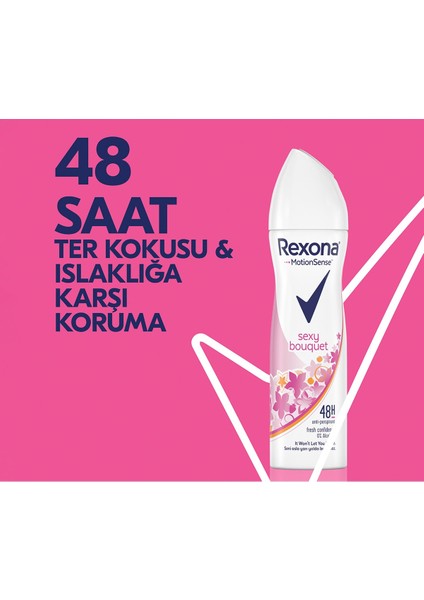 Kadın Sprey Deodorant Sexy Bouquet 150 ml X3 Adet modelleri