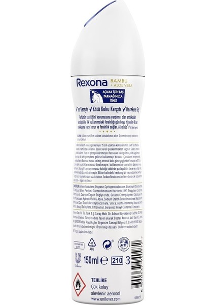 Bayan Deodorant Natural Fresh Bambu ve Aloe Vera 150 ml fiyatları