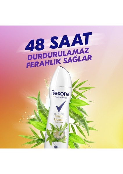 Bayan Deodorant Natural Fresh Bambu ve Aloe Vera 150 ml fırsatları
