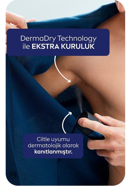 Men Derma Control Clinical Erkek Sprey Deodorant 150ML,96 Saat Üstün Koruma X2 Adet fırsatları