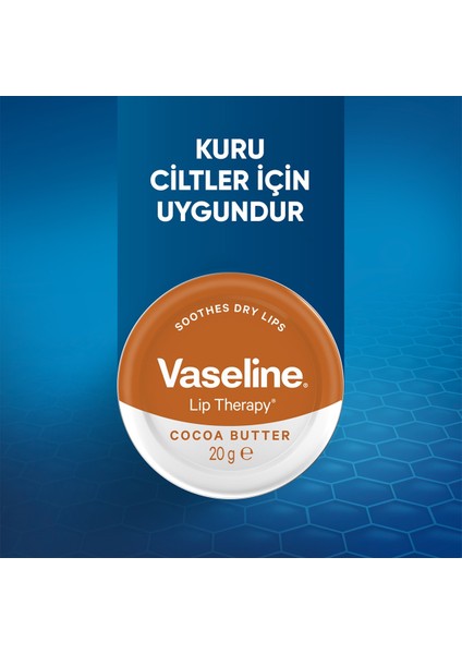 Lip Therapy Yumuşatıcı Dudak Kremi Kakao Yağı 20 G X2 Adet indirimleri