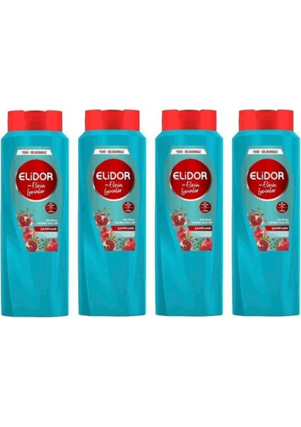 By Elvin Nevinler Hacimli Saç Şampuan 650 ml x 4 Adet