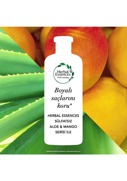 Sülfatsız Renk Koruma ve Nem Aloe Mango Saç Bakım Kremi 275 ml fırsatları