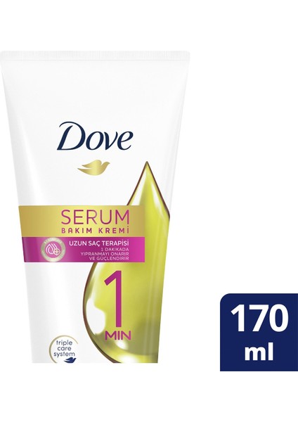 1 Minute Serum Saç Bakım Kremi Uzun Saç Terapisi 170 ml
