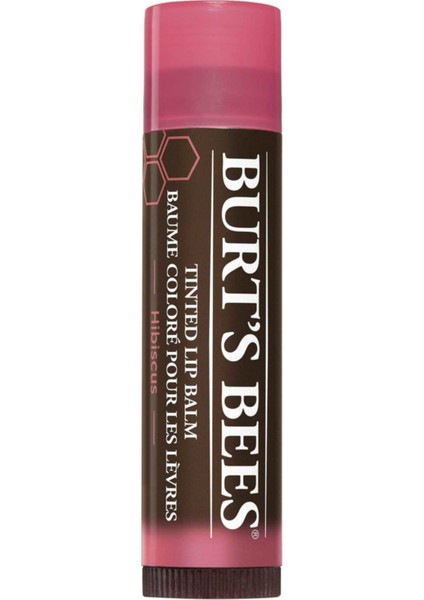 Burt's Bees Renkli Dudak Bakımı Gül Kurusu - Tinted Lip Balm Hibiscus 4,25 G