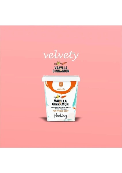 Velvety Vanilya Peelıng ve Havyar Body Krem