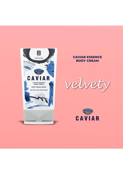 Velvety Vanilya Peelıng ve Havyar Body Krem