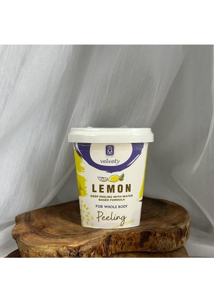 Velvety Limonlu ve Yağ Bazlı Vücut Peelingi Newonline.04