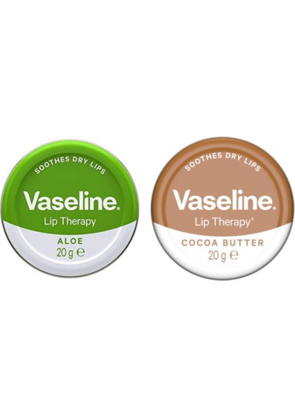 Dudak Bakım Kremi Nemlendirici Kakao - Aloe Vera 20G