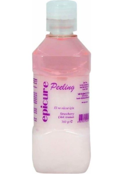 Süper Çilek Aromalı Peeling 360 gr Vücut Peeling