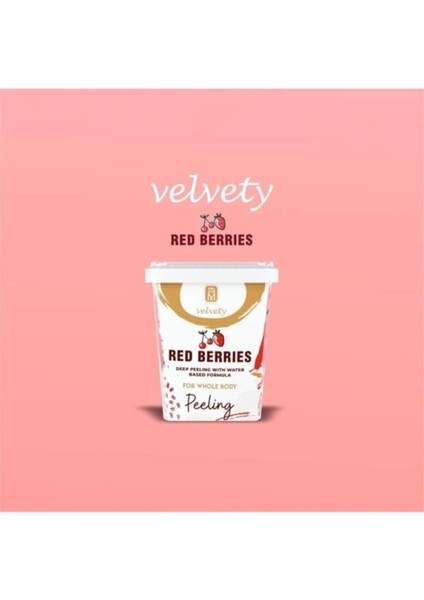 Velvety Idm Concept Velvety Red Berry Body Peelıng / Vücut Peelingi 400 ml