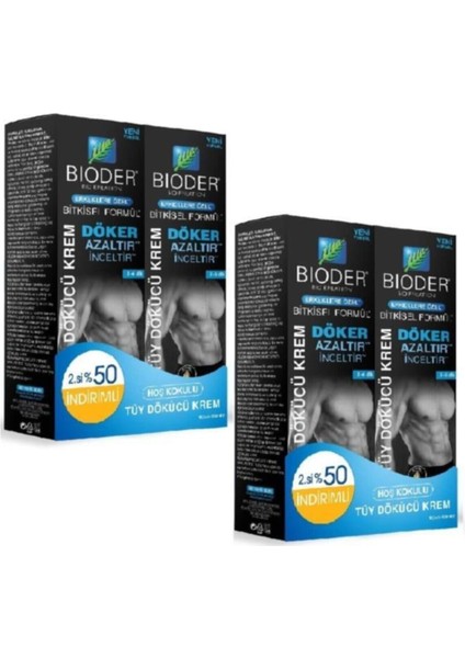 Tüy Dökücü Krem 100ML 100 ml x 2
