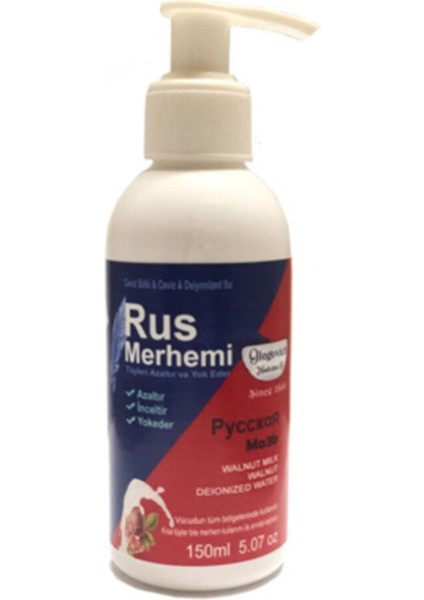 Olegovich Medicine Rus Merhemi Tüy Dökücü Azaltıcı Krem Merhem 150 ml 3 Adet