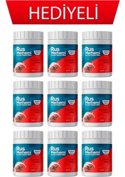 Rus Merhemi 9 Kutu Orjinal Bandrollü