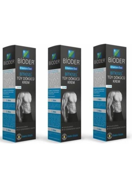 Erkek Tüy Dökücü Krem 100 Ml. 3 Lü Paket
