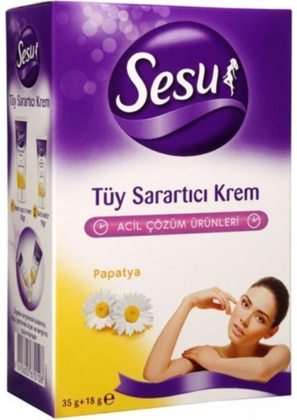 Tüy Sarartıcı Krem 35GR + 18 gr 2 Adet