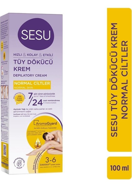 Tüy Dökücü Krem Normal Ciltler 100 ml