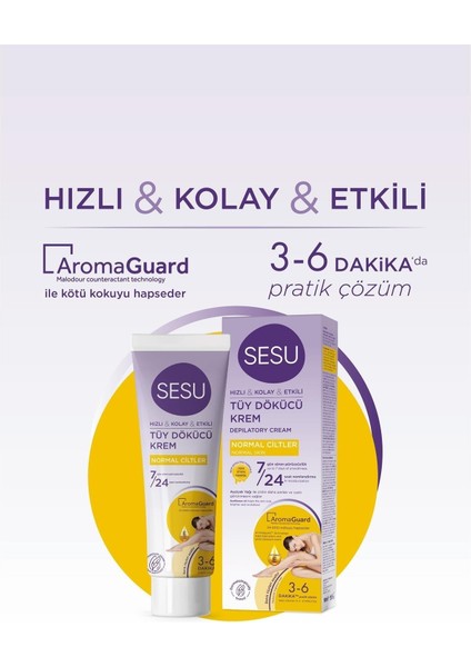 Tüy Dökücü Krem Normal Ciltler 100 ml