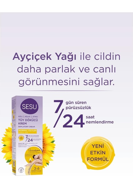 Tüy Dökücü Krem Normal Ciltler 100 ml