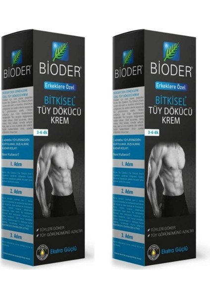 Tüy Dökücü Krem Erkekler Için 100 ml 2'li Paket