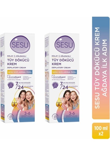 Tüy Dökücü Krem Ağdaya Ilk Adım 100 ml x 2 Adet