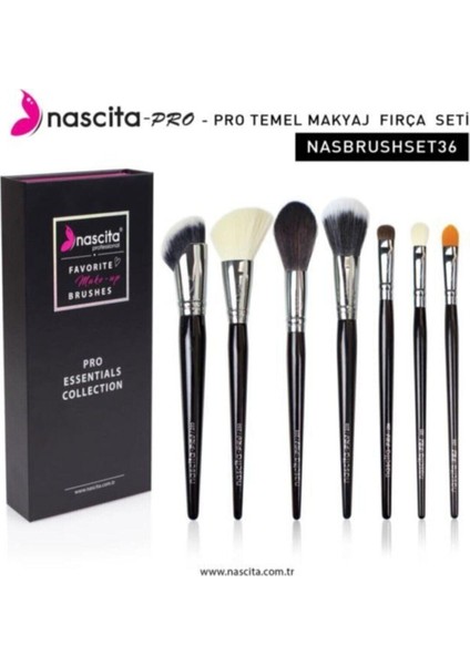 Pro Essentials Collection Fırça Seti NASBRUSHSET36