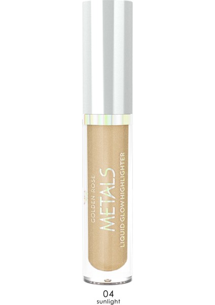 Aydınlatıcı - Metals Metallic Liquid Glow Highlighter No: 04 Sunlight 8691190138240