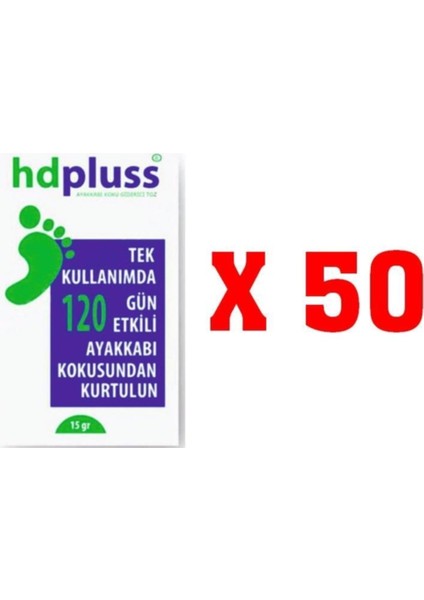 Hdpluss Hd Pluss Bot Koku Önleyici - 50 Adet