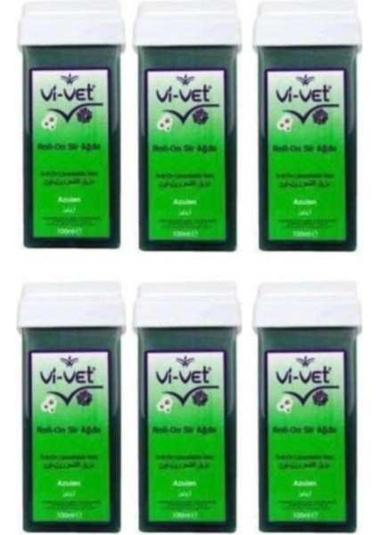 Vi Vet Vivet Azulen Kartuş Sir Ağda 6'Lı Set 100 Ml Ck02755-6