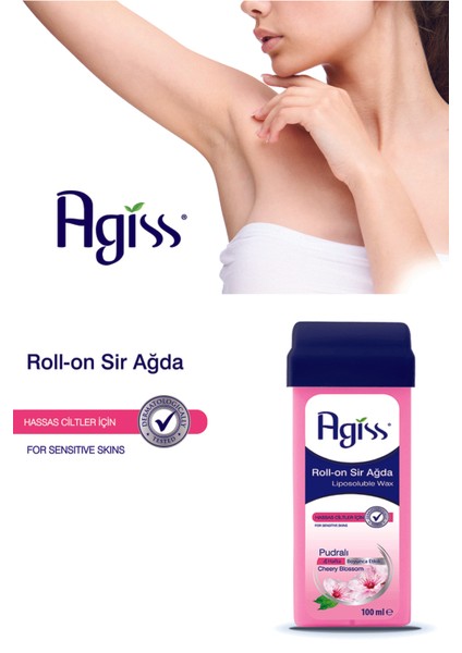 s Roll On Sir Ağda 100 Ml Hassas Ciltler/Pudralı/2 Adet