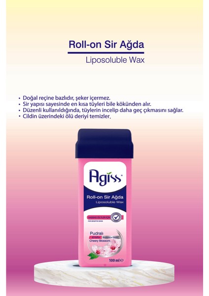s Roll On Sir Ağda 100 Ml Hassas Ciltler/Pudralı/2 Adet