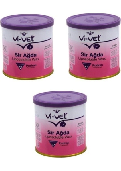 Vi Vet Pudralı Sir Ağda 240 Ml X 3 Adet