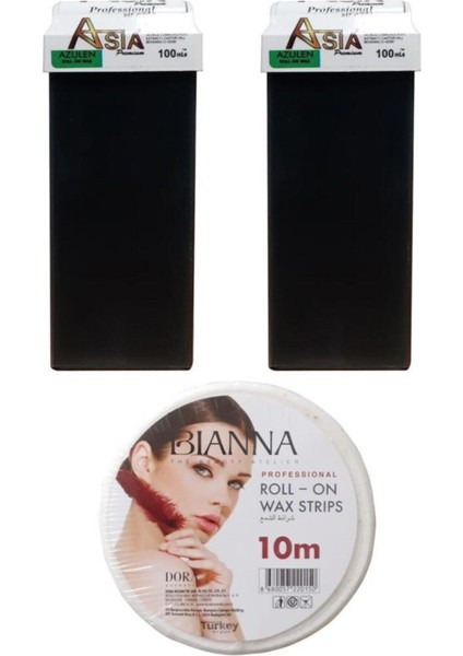 Kartuş Sir Ağda Azulen Yeşil 100 Ml. 2 Adet+Ağda Bezi