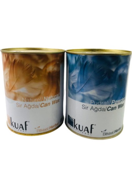 Sir Ağda Natural 800 Ml + Sir Ağda Konserve 800 Gr Pudralı