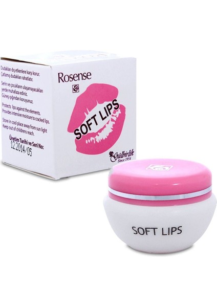 Soft Lips Dudak Vazelini 5ml. - Gülbirlik 3 Adet