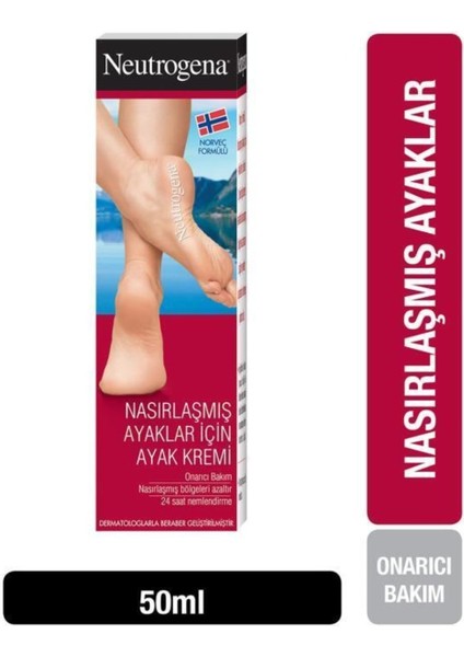 Norveç Formülü Nasırlaşmış Ayaklar Için Ayak Kremi 50 ml