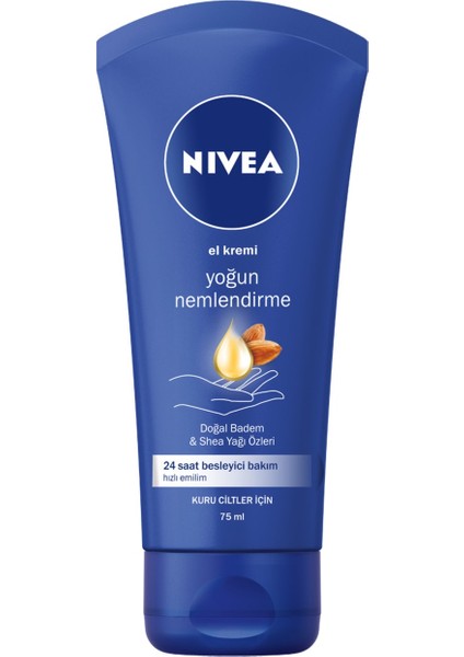 Yoğun Nemlendirici El Kremi 75ML X2 Adet, Doğal Badem Yağı ve Shea Yağı Özleri,oje Hediye fiyatları