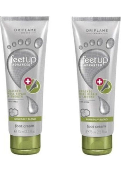 Feet Up Advanced Çatlamış Topuklar Için Onarıcı Krem 75 ml 2 Adet Ayak Kremi