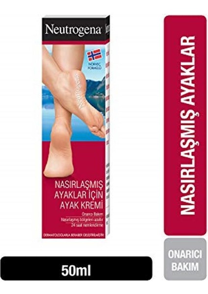 Norveç Formülü Nasırlaşmış Ayaklar Için Ayak Kremi 50 ml