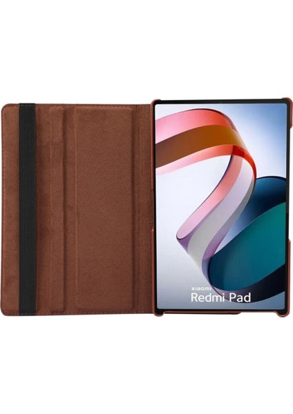 Xiaomi Redmi Pad 4 GB 6gb 10.6" Tablet Kılıf Kapaklı 360 Derece Dönen Tam Koruyucu Standlı Zırh Kılıf Ekran Koruyucu ve Kalem Set