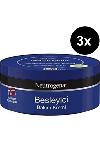 Norveç Formülü Besleyici Bakım Kremi 200 ml x 3 Adet Neutrogena x 3